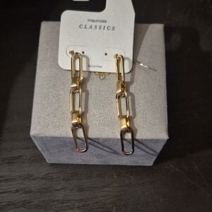 Maurices Gold Link Earrings